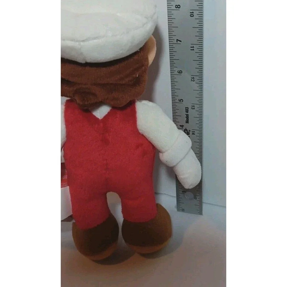 Super Mario Fire Mario 9 Inch Plush Nintendo With Little Fire Mario